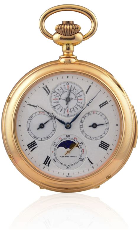 audemars piguet grande complication pocket watch|audemars piguet gold coin watch.